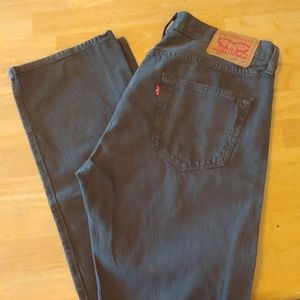 Levi's 501 Button Fly Straight Leg